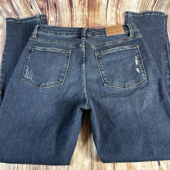 Judy Blue BOYFRIEND FIT Size 13/31 Distressed Mid Rise Jeans Denim Pants 31x30 - Picture 4 of 13